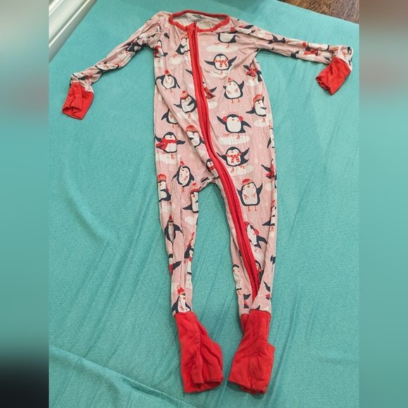 Little Sleepies Other - Little Sleepies 24m, pink with penguins